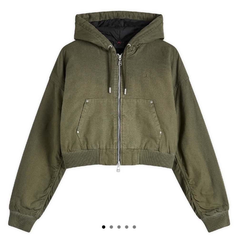 NWT WOMANS AIR JORDAN X TRAVIS SCOTT CANVAS JACKET SIZE SMALL